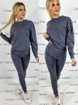 Dres bluza + spodnie przeszycia grafitowy K29