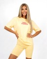 Komplet damski t-shirt kolarki żółty6.jpg