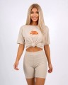 Komplet damski t-shirt kolarki beżowy5.jpg