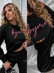 Bluza dresowa LOGO czarna