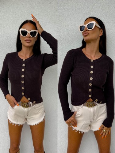 Sweter FERRO czekoladowy