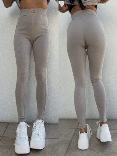 Legginsy COTTON taupe