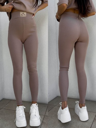 Legginsy COTTON mokka