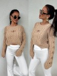 Sweter MOON ciemny beż