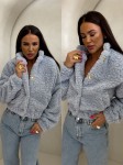 Kurtka bomberka CLOUDY baby blue