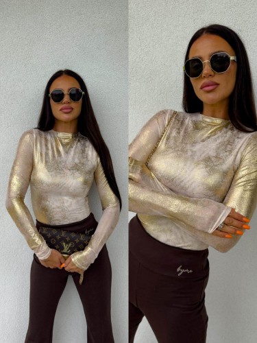 Bluzka SKIN gold