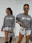 Dekatyzowana bluza DOSE szara