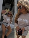 Dekatyzowana bluza DOSE jasny beż